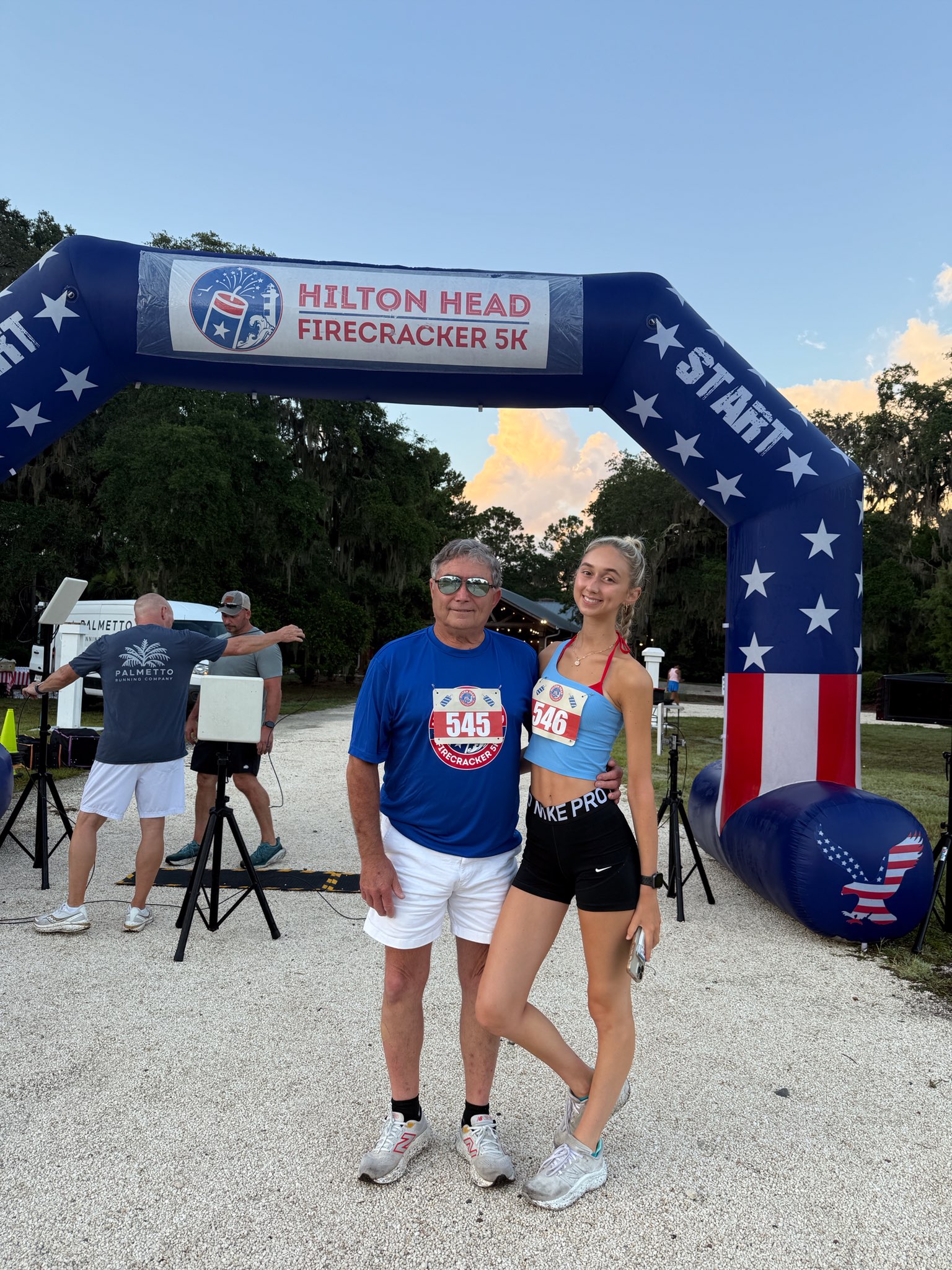 Rick Mantei and Daughter Sara Run the 2025 Firecracker 5K in Support of Tunnels to Towers
