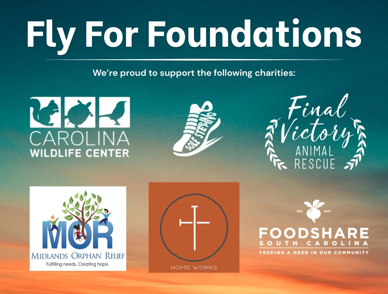Fly For Foundations at Columbia Metropolitan Airport